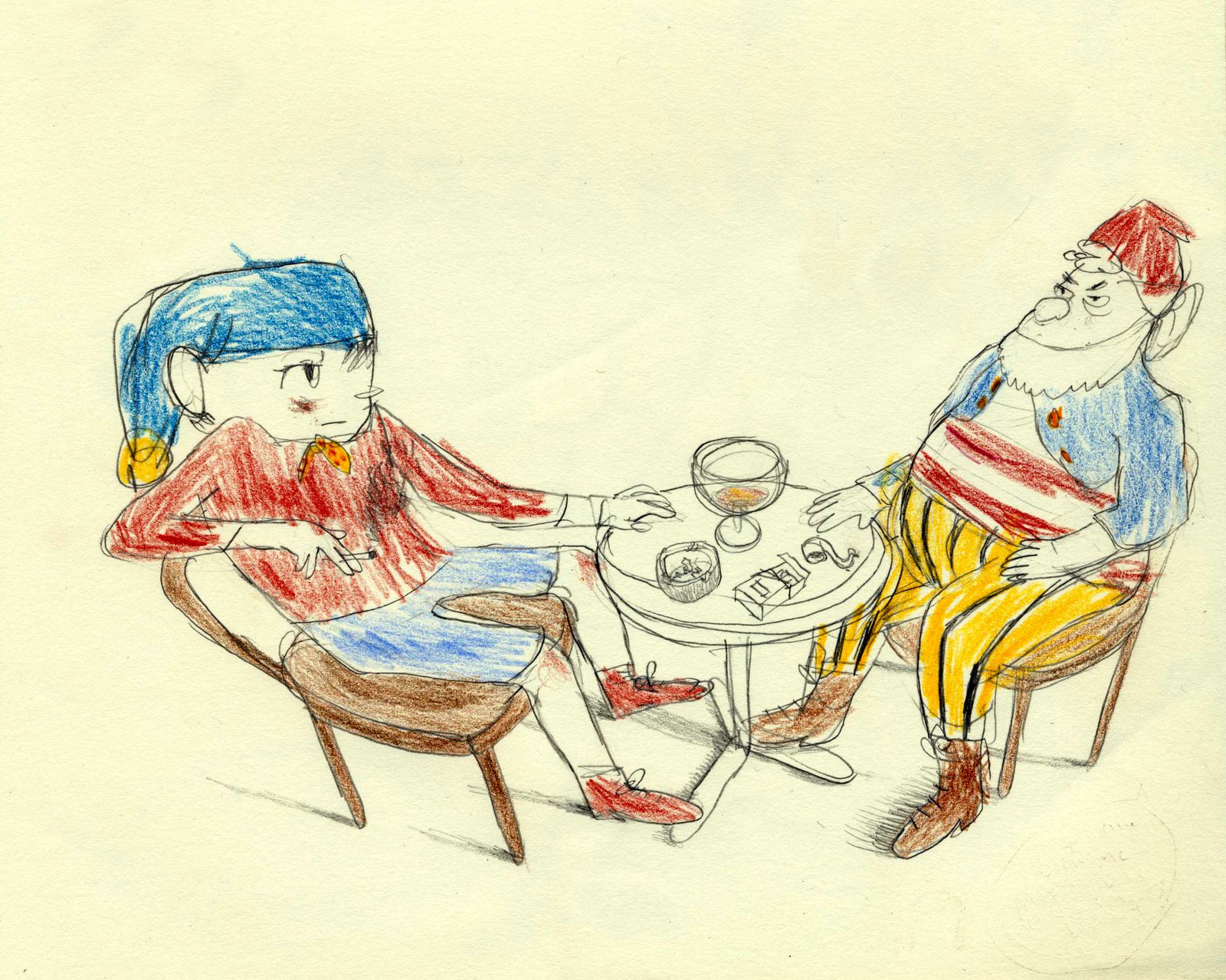 Ouais Ouais en Terrasse, œuvre de Cécile Bondon
